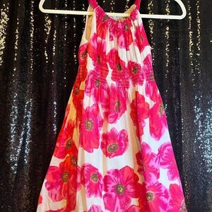 George Pink Floral Kids Dress